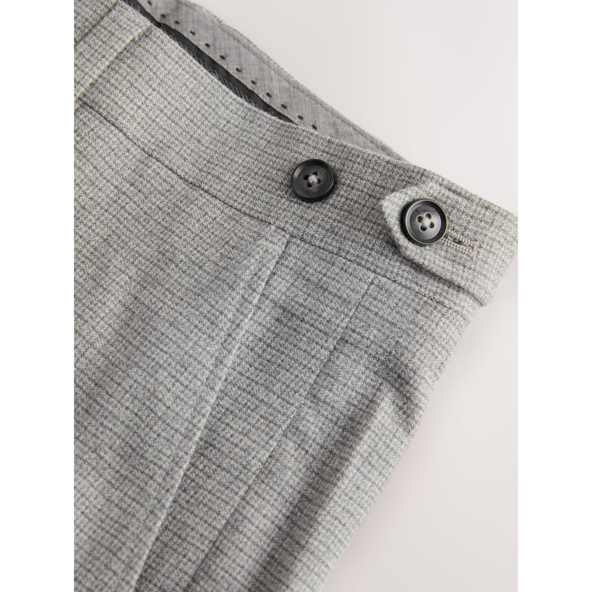 Pantalon de costume en laine cerruti Signature gris, NEXT