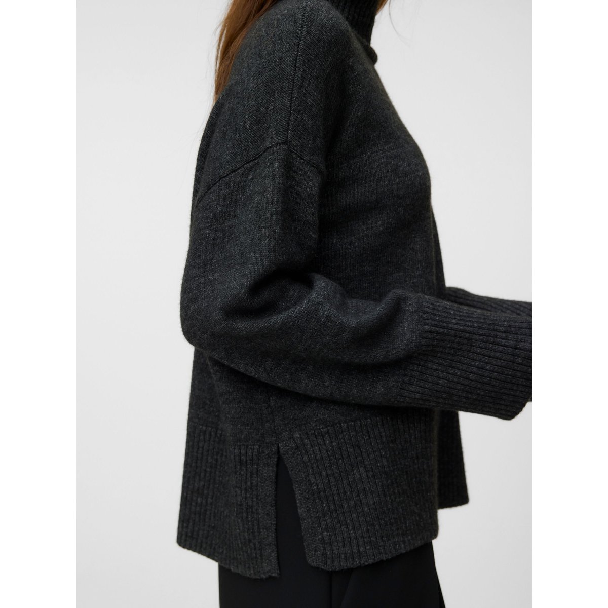 Pull dark grey melange 1, VERO MODA