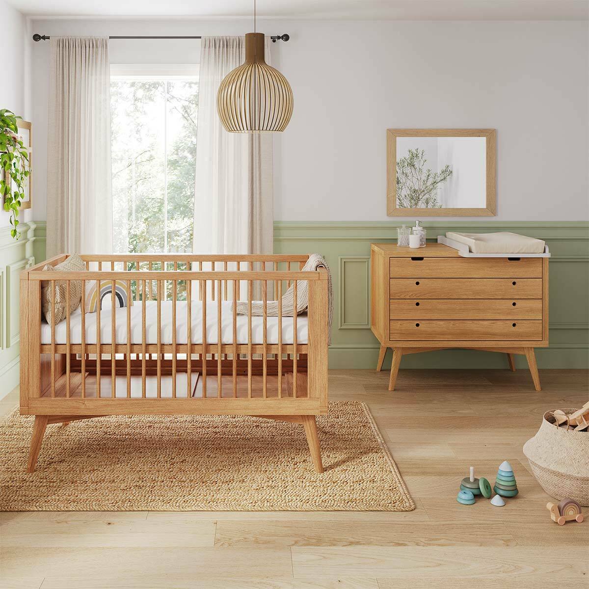 Chambre complète Montessori bébé Bois massif MARLEY bois, AKITEN RETAIL