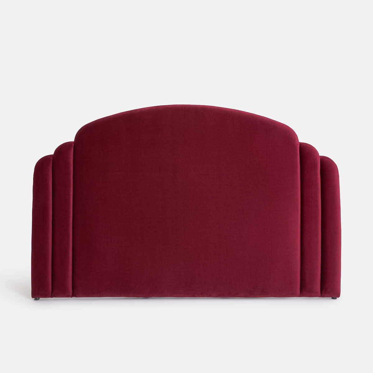 Tête de lit rembourrée, tissu velours, ARCIA bordeaux, LA REDOUTE INTERIEURS