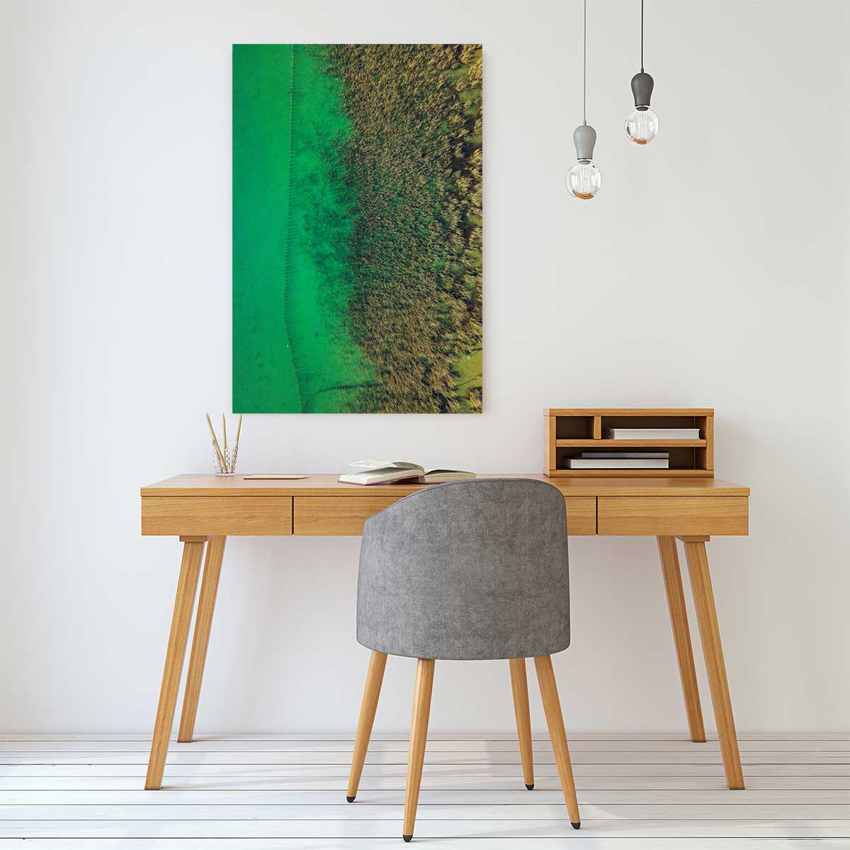Tableau végétaux et flore aquatique tableau alu dibond, HEXOA