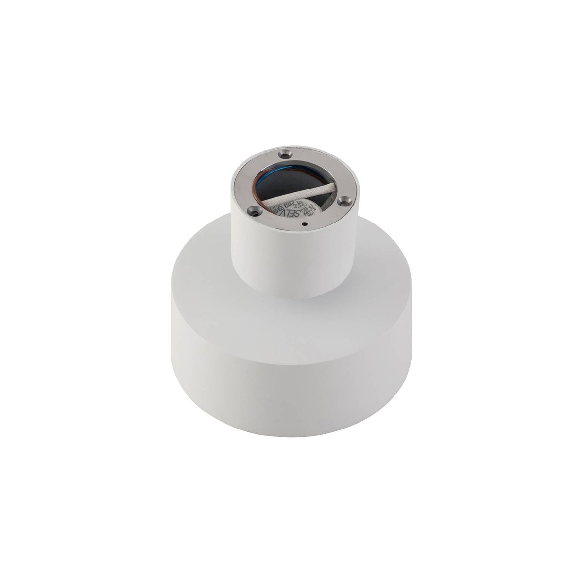 Plafonnier en aluminium moderneLED, Nivoria blanc, LINDBY