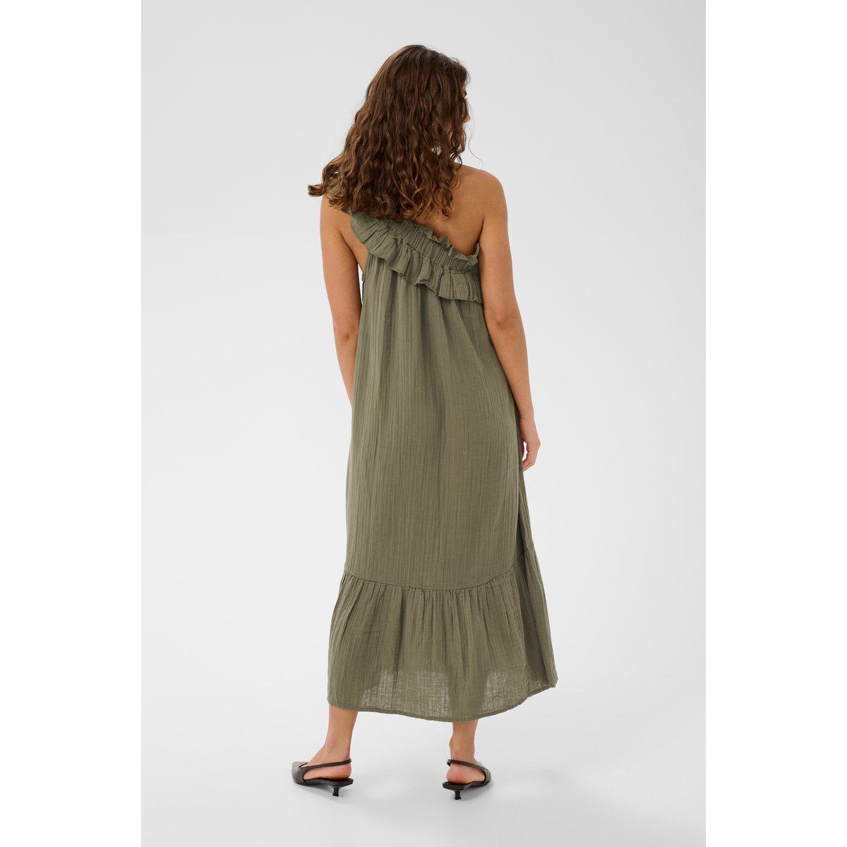 Robe vert dusky green, CULTURE