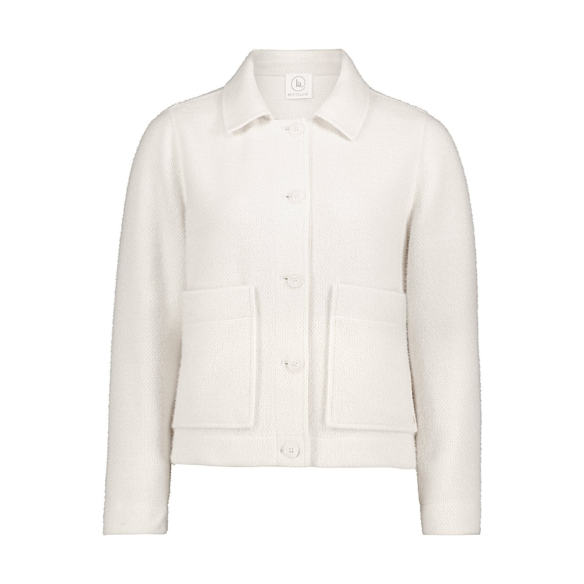 Veste casual à col white sand, BETTY & CO