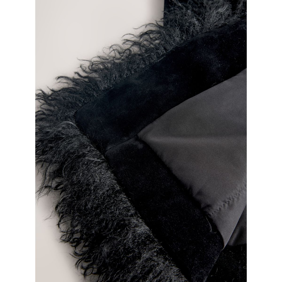 Veste doublée de imitation fourrure penny lane noir, NEXT