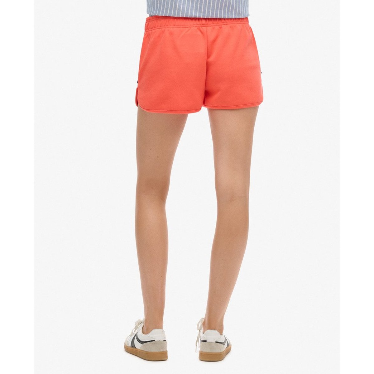 Short de sport Tech Racer corail chaud, SUPERDRY