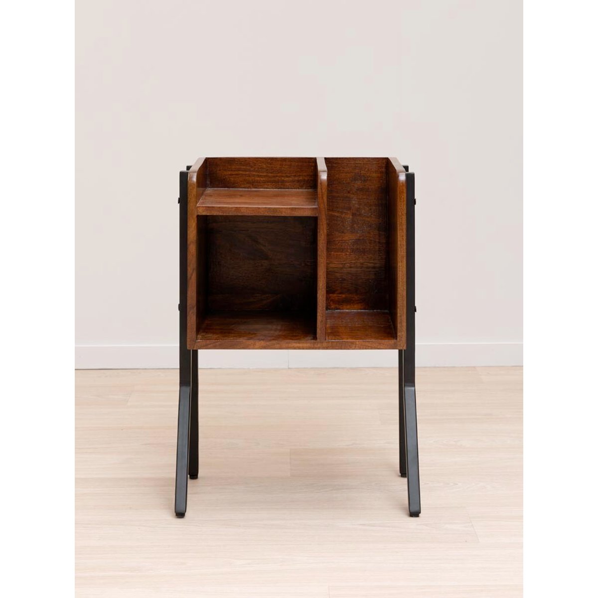 Table de chevet en bois FLOW marron, CHEHOMA