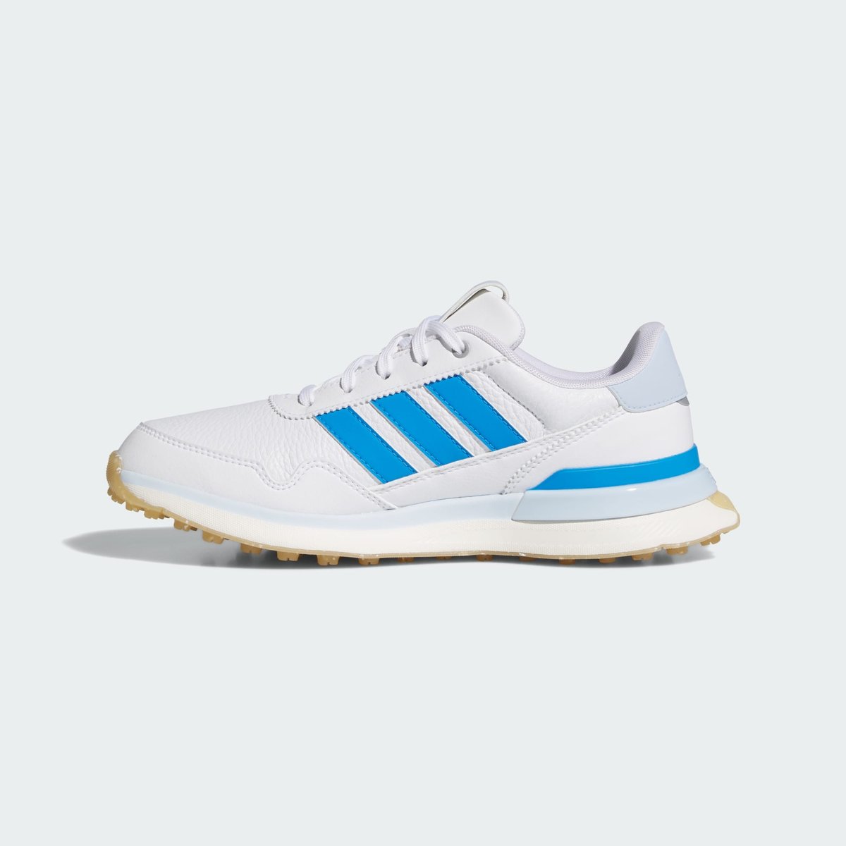 Chaussure De Golf En Cuir Sans Crampons S2G 26 cloud white / lucid ray blue / crystal sky, adidas Performance