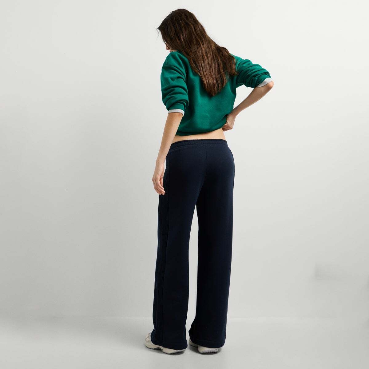 Pantalon En Maille Coupe Large bleu dulwich, PEPE JEANS