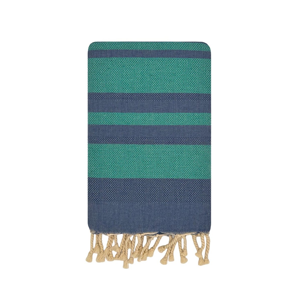 Fouta de plage jacquard en coton recyclé 1x2 m Capri REVA COLLECTION denim, SEVIRA KIDS