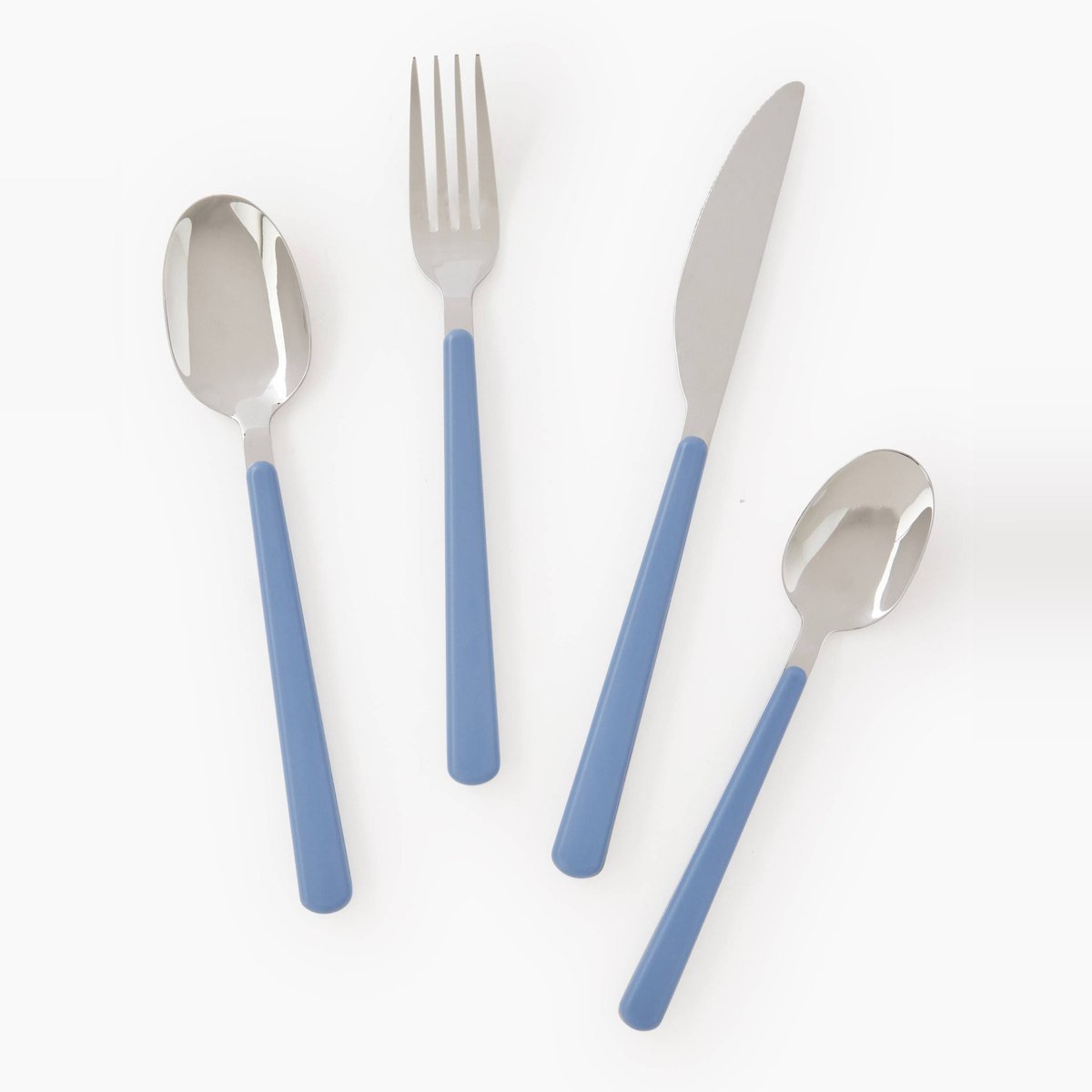 Ménagère 24 pièces, gamme bahia bleu, MONOPRIX MAISON