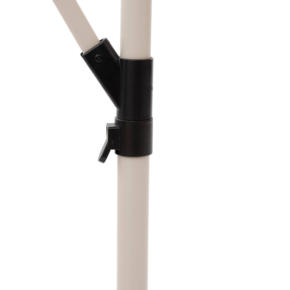 Parasol déporté rond 3m en aluminium rotation 360° MANOA beige, HESPERIDE