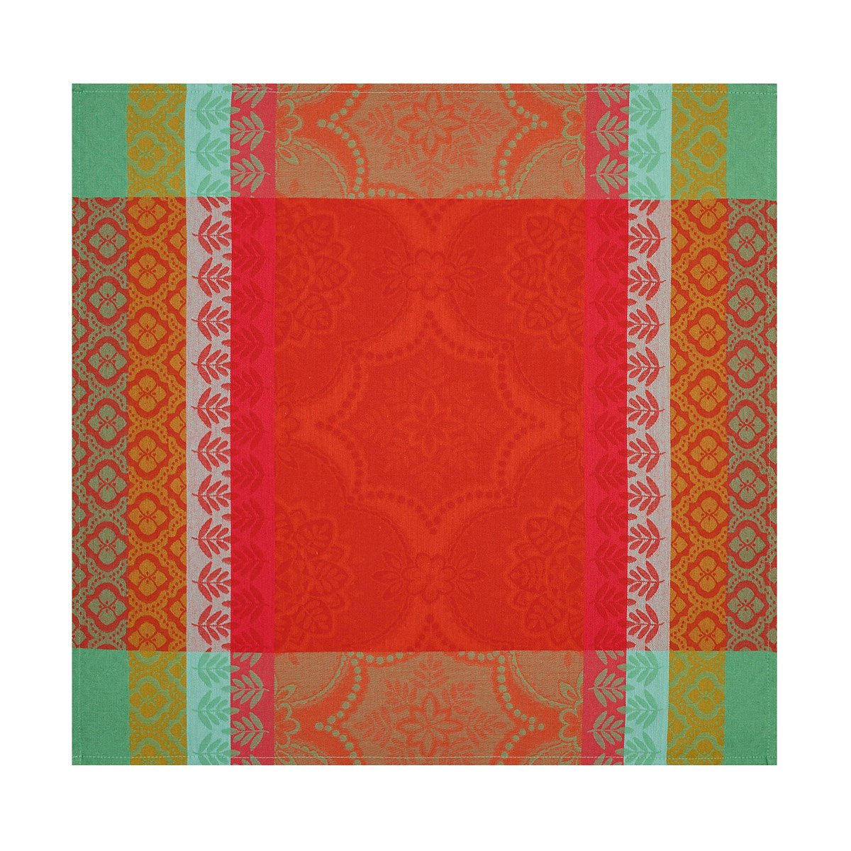 Serviette de table en Coton, BASTIDE poivron, LE JACQUARD FRANCAIS