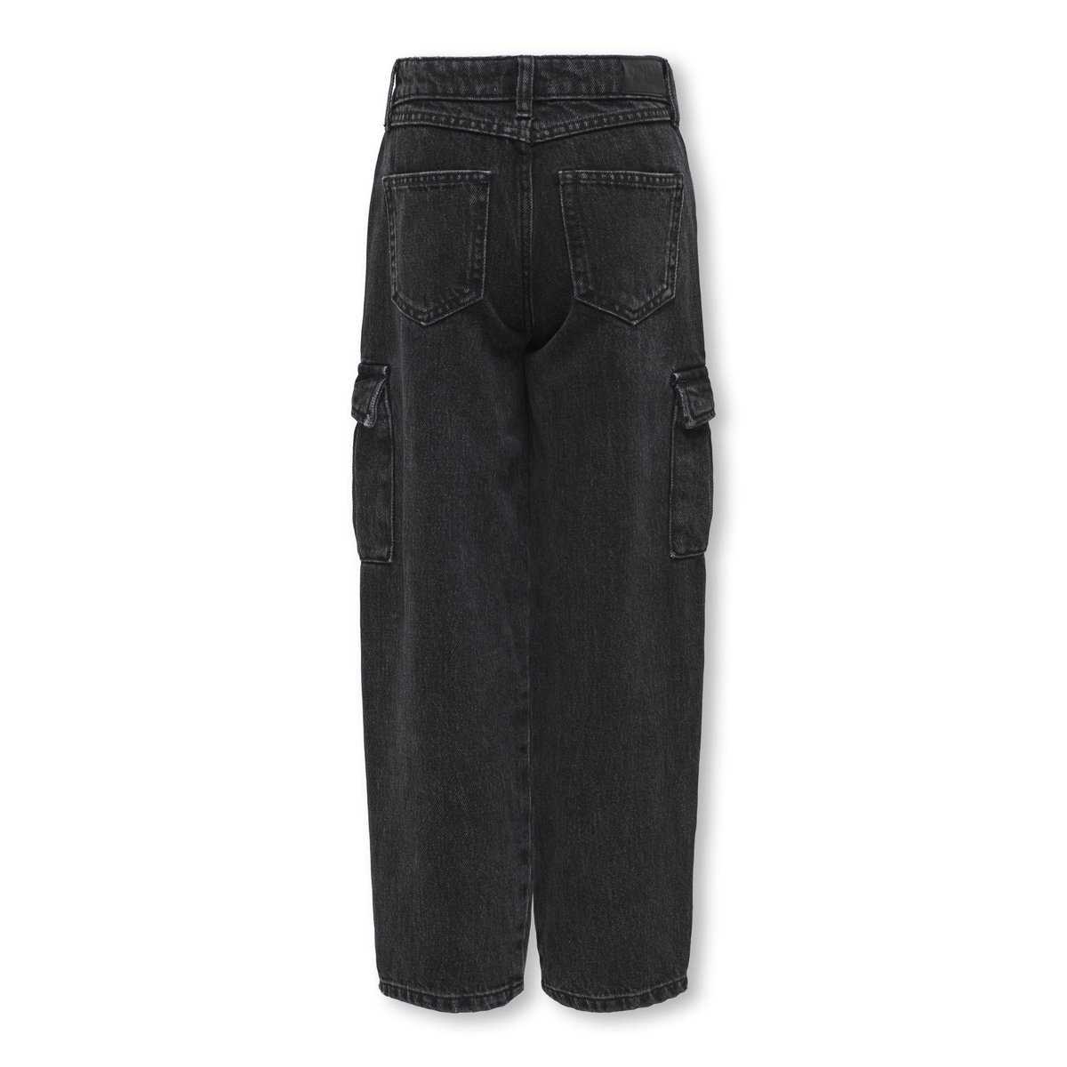 Jean À Jambe Large washed black, KIDS ONLY