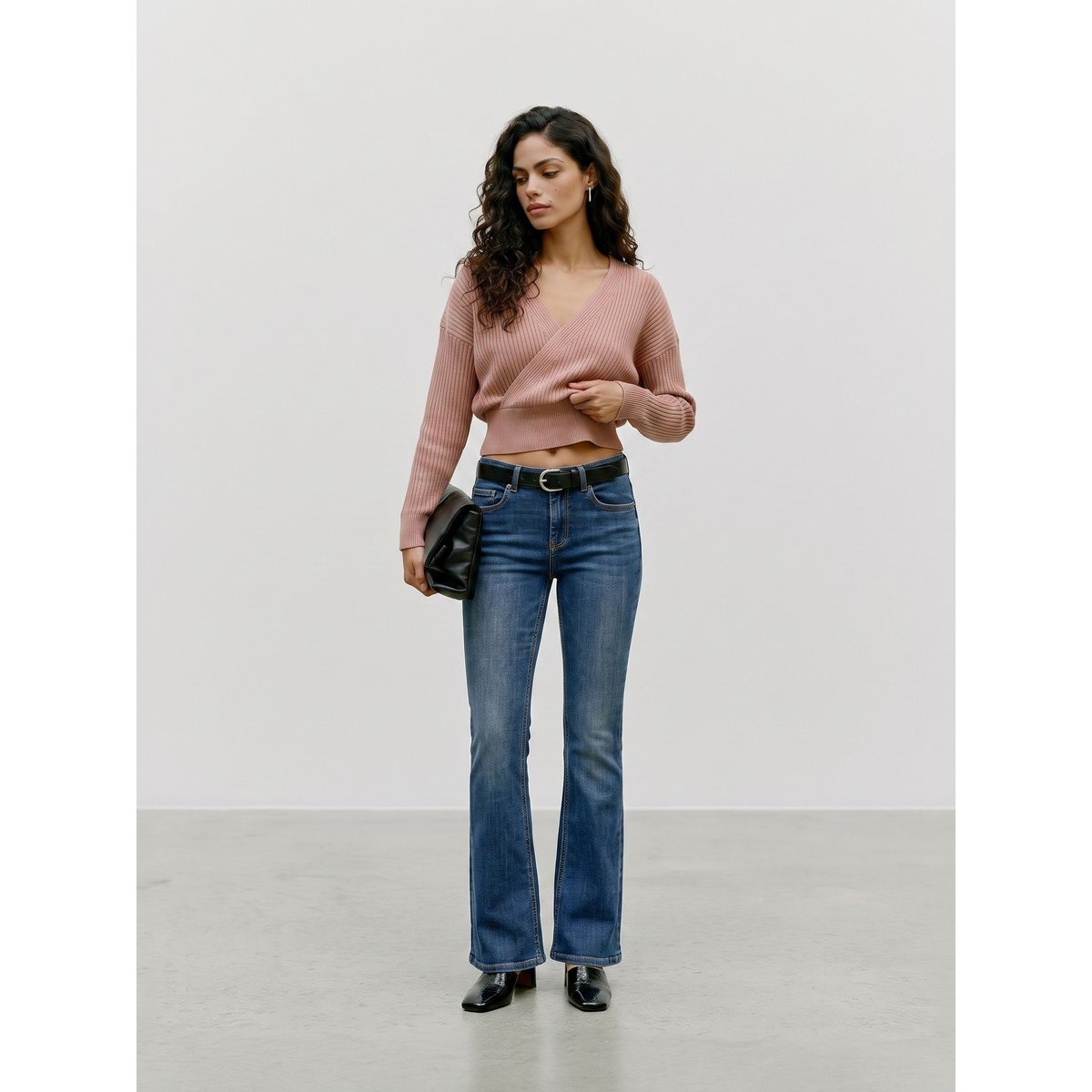 Pull En Maille pale mauve 1, VERO MODA