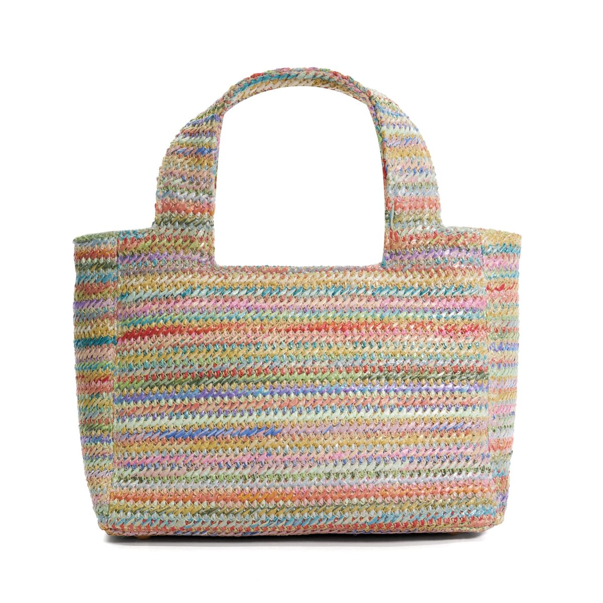 Petit sac à main - DRIOS multi-pastel raffia, DUNE LONDON
