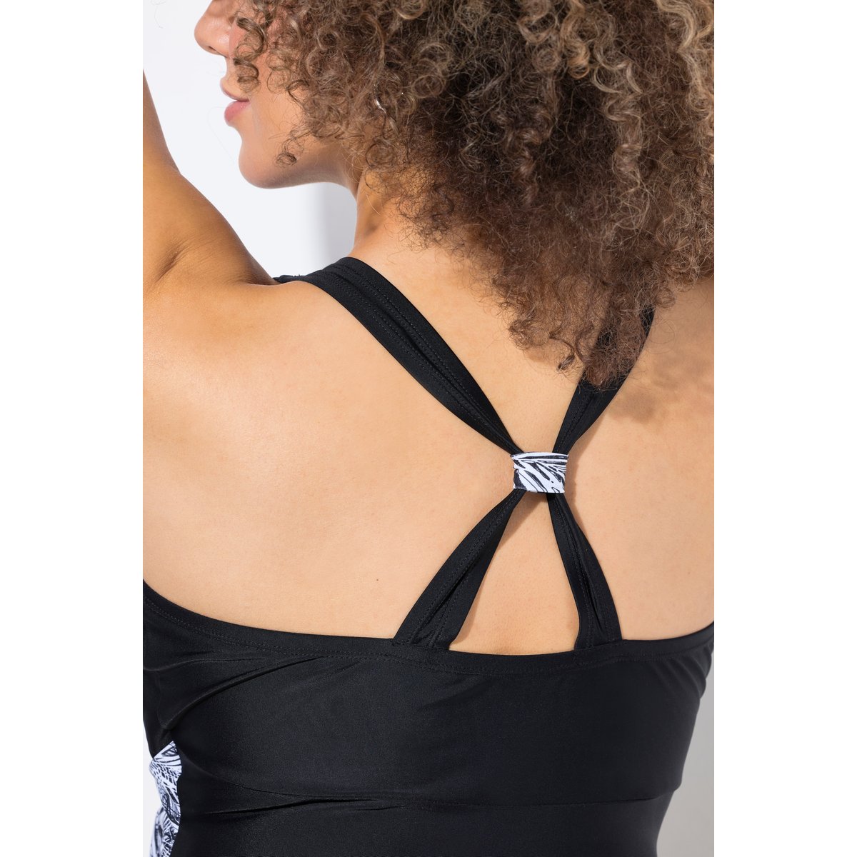 Maillot de bain aspect dos nu. noir, ULLA POPKEN