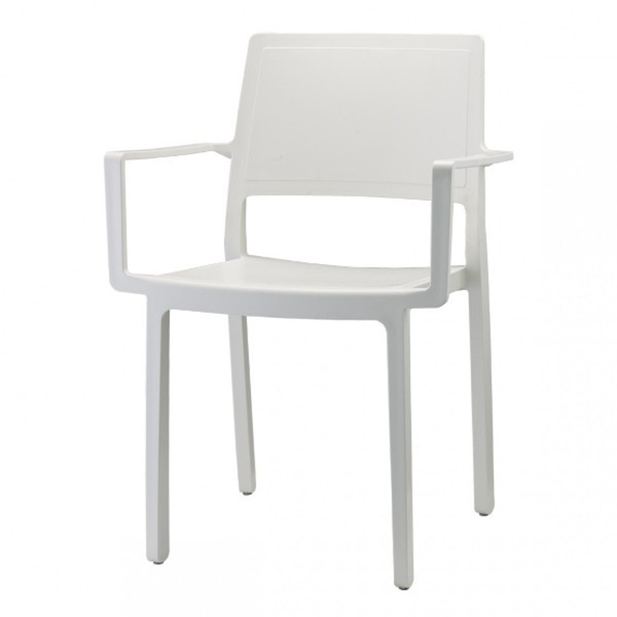 Fauteuil design (lot de 4), KATE blanc, SCAB DESIGN
