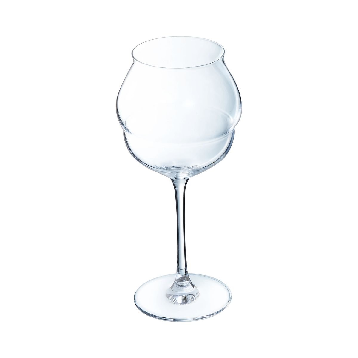6 verres à vin 40cl -MACARON transparent, CHEF&SOMMELIER