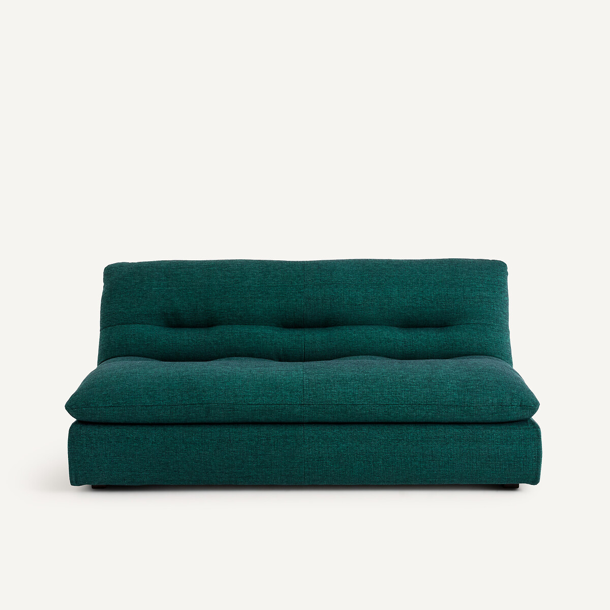 3-Sitzer-Sofa, modular, aus meliertem, Stoff, GIULIANO dunkelgrün, AM.PM