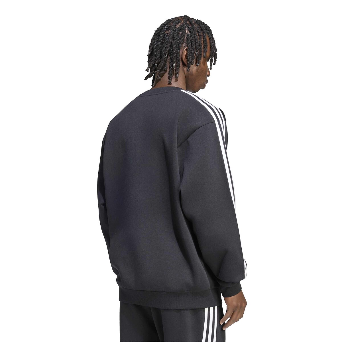 Sweat col rond, ESSENTIALS noir, ADIDAS SPORTSWEAR