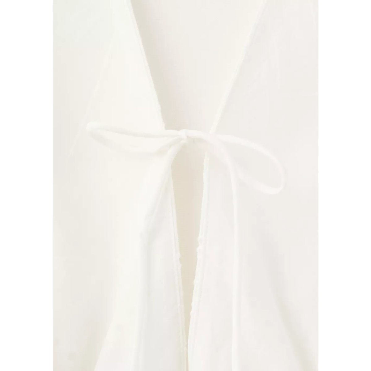 Robe halter avec broderies ajourées blanc, MANGO