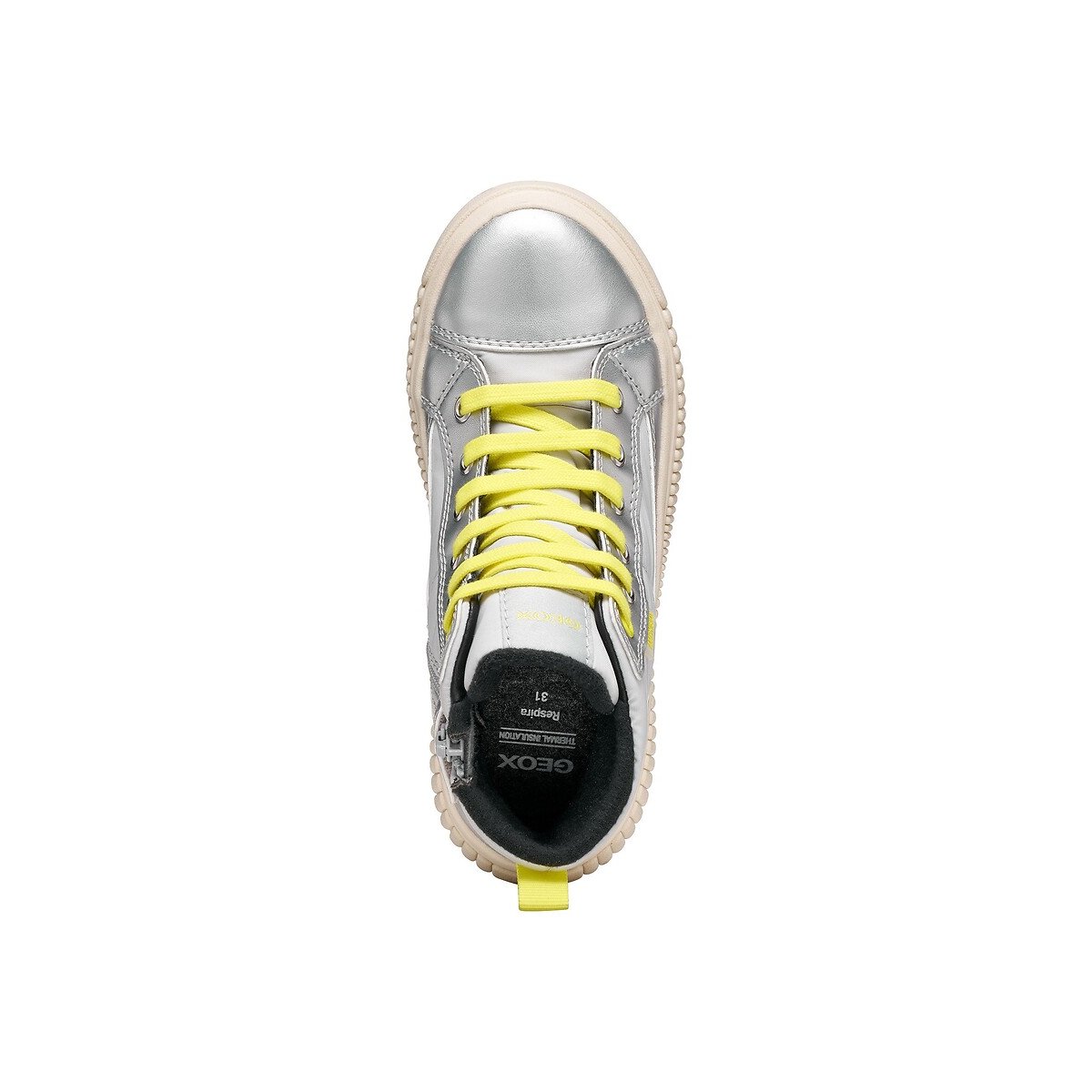 Scarpe da ginnastica alte, LAQUINNY AMPHIBIOX argent, GEOX