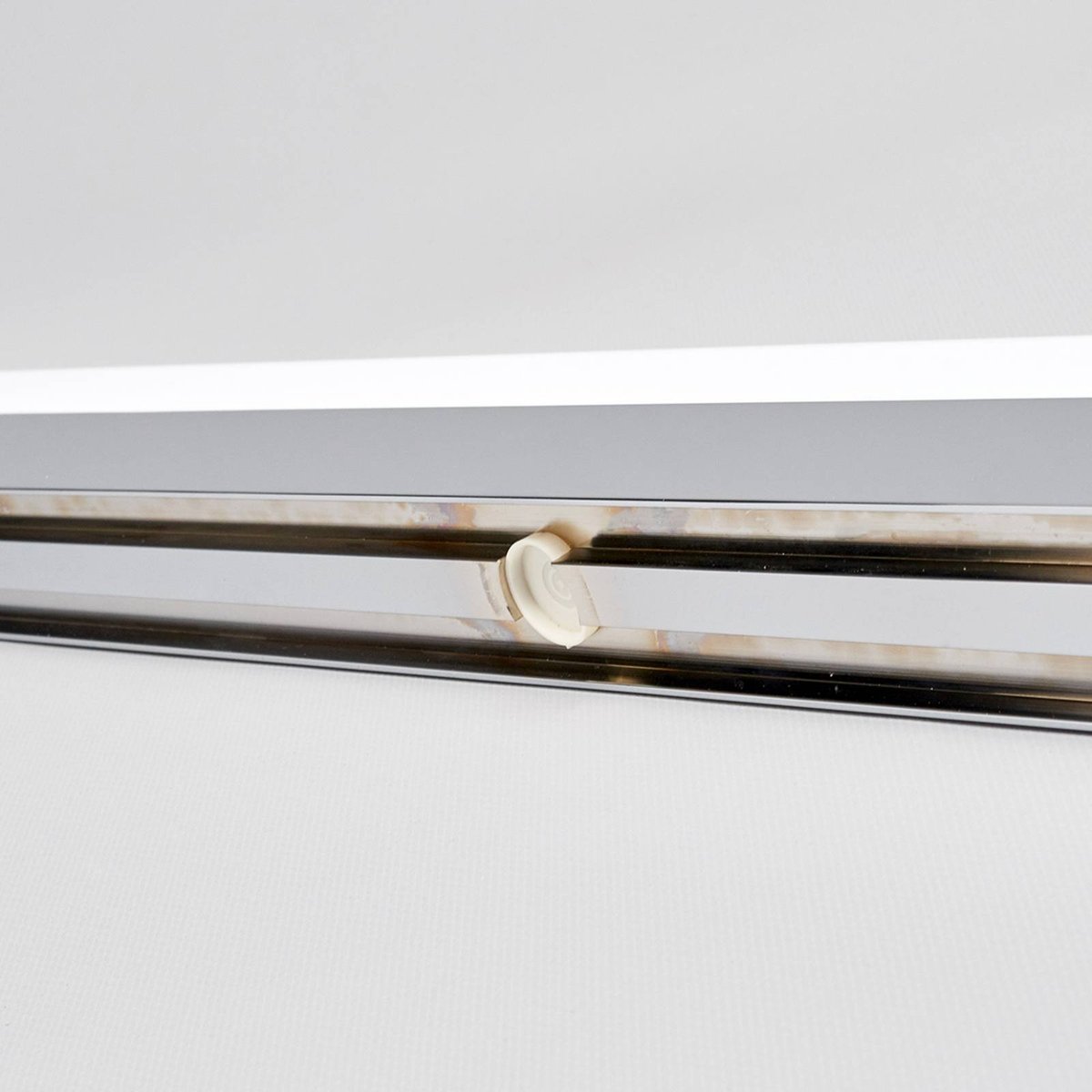 Applique en métal moderneLED, Philippa chrome, blanc, LINDBY