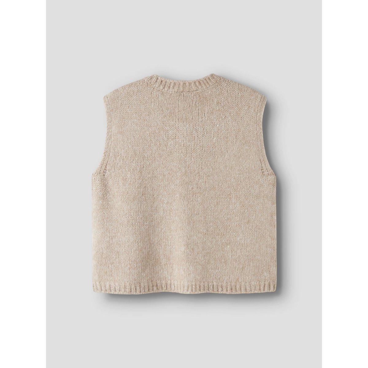 Gilet Tricoté blanc - peyote melange1, NAME IT