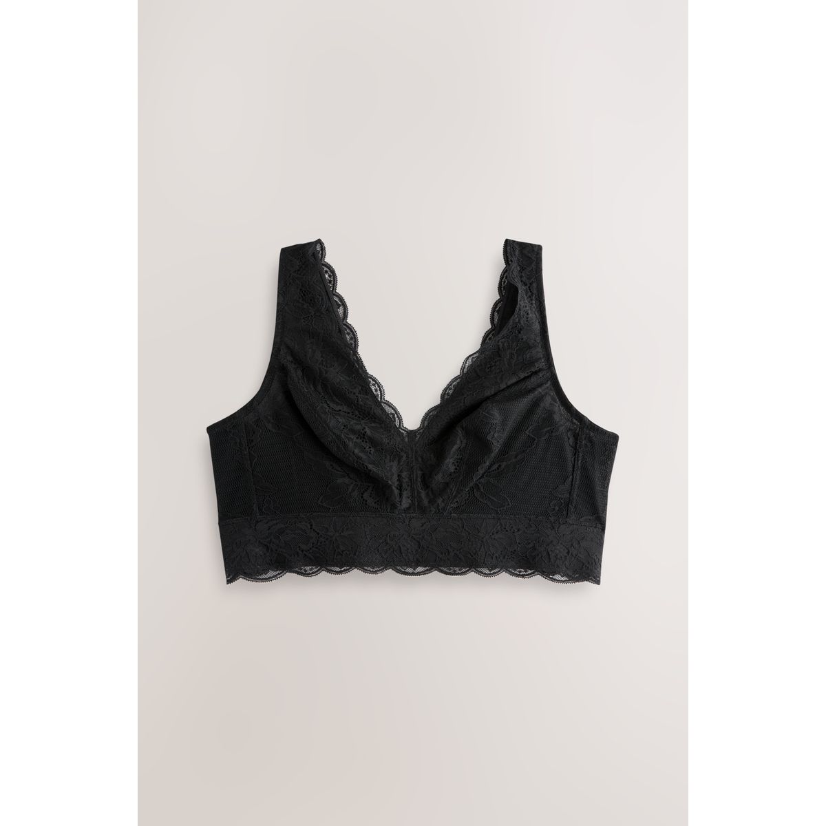Soutien-gorge maintien intégral en dentelle noir, NEXT