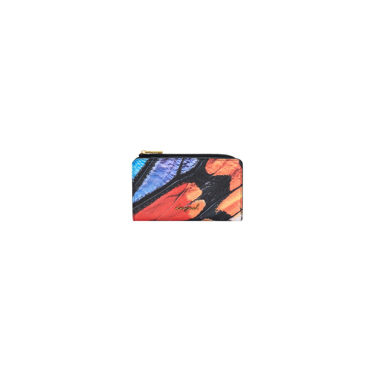 Portefeuille papillon multicolore, DESIGUAL