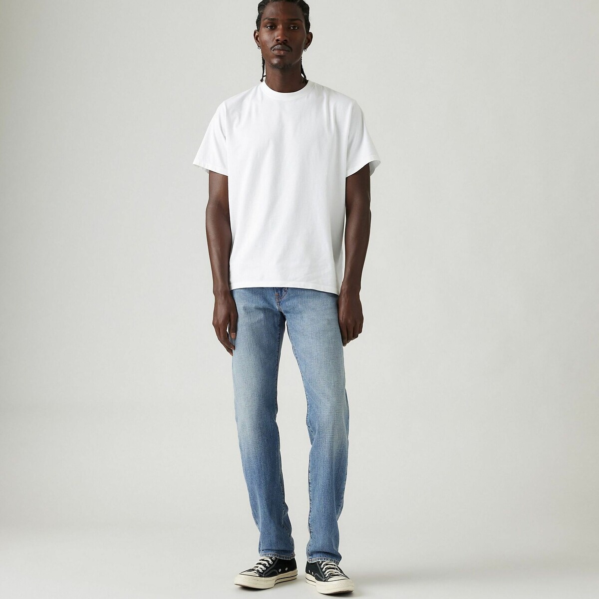 Rechte jeans Taper 502® in katoen en linnen the new blue ltwt, LEVI'S