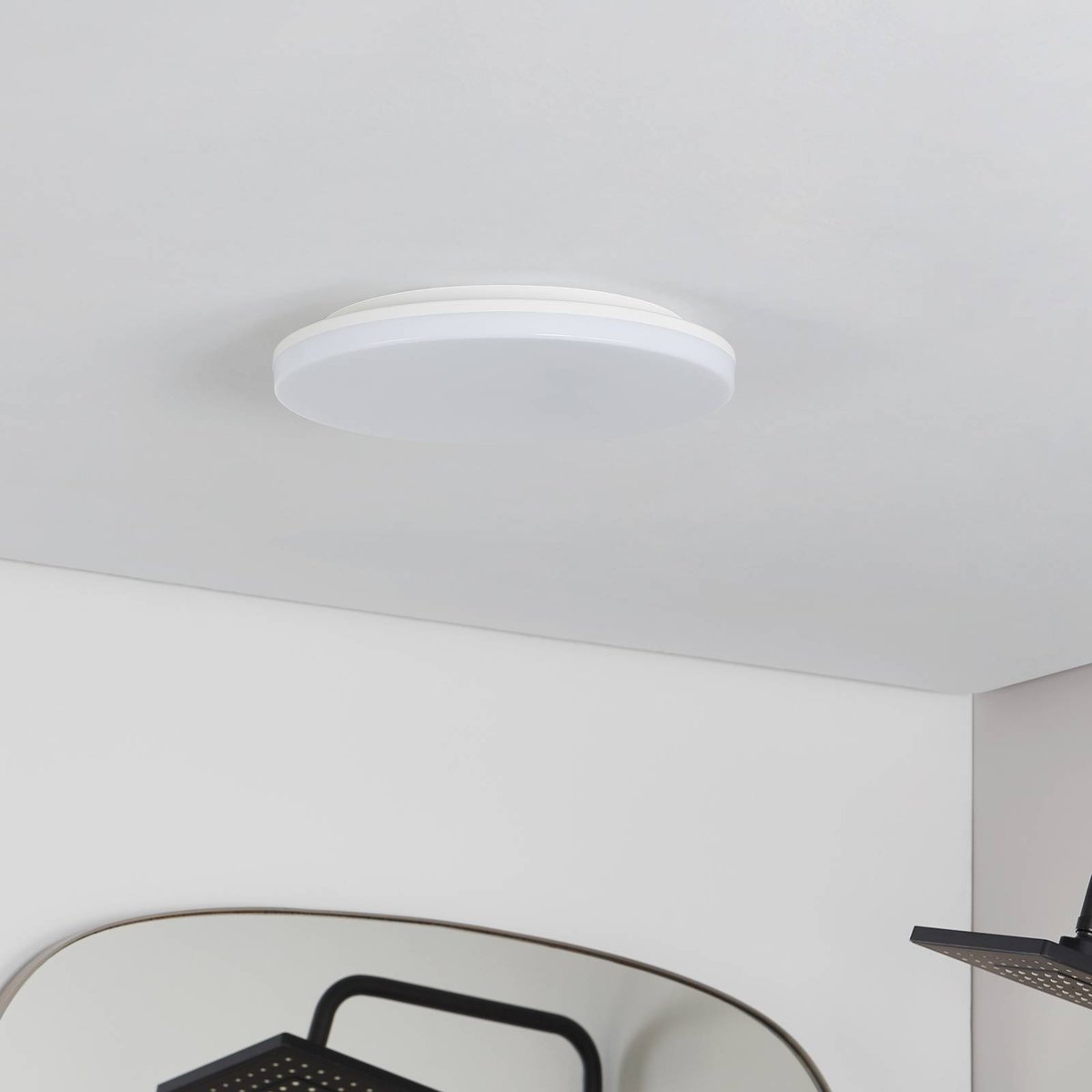 Plafonnier moderneLED, Artin blanc, PRIOS