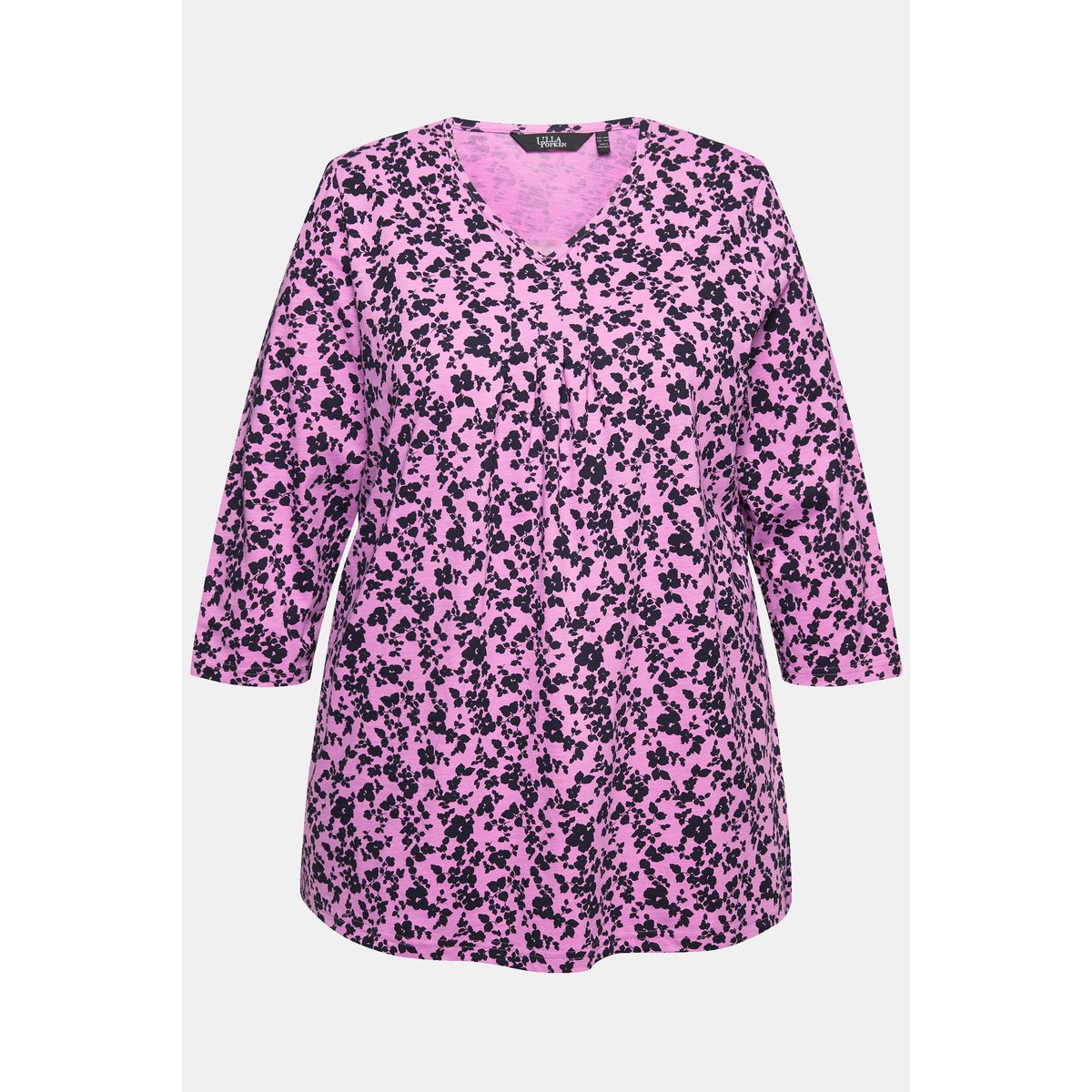 T-shirt avec plis fantaisie améthyste, ULLA POPKEN