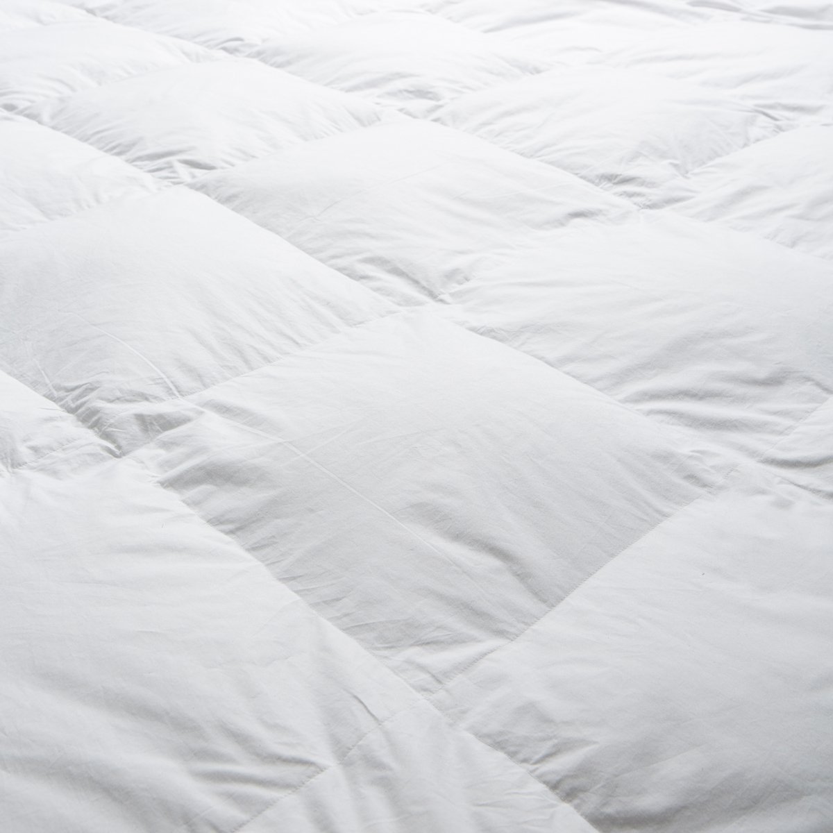 Couette TEMPEREE 70% duvet - Coton - Angèle blanc, WAKE ME GREEN