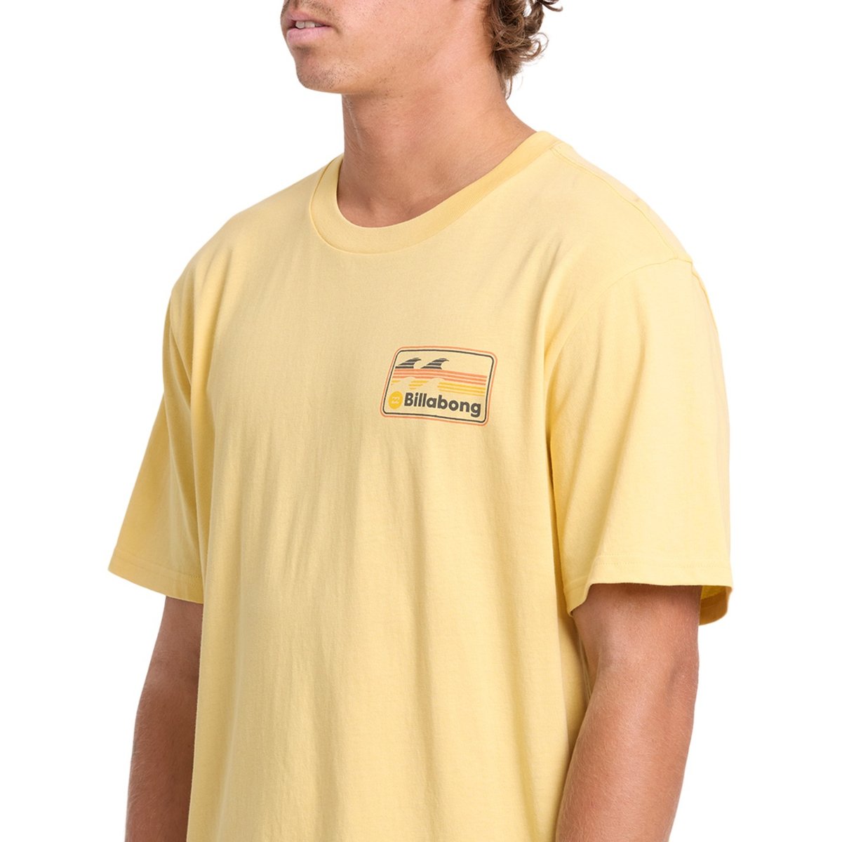 T shirt manches courtes RUNNER PREMIUM beige raffia, BILLABONG