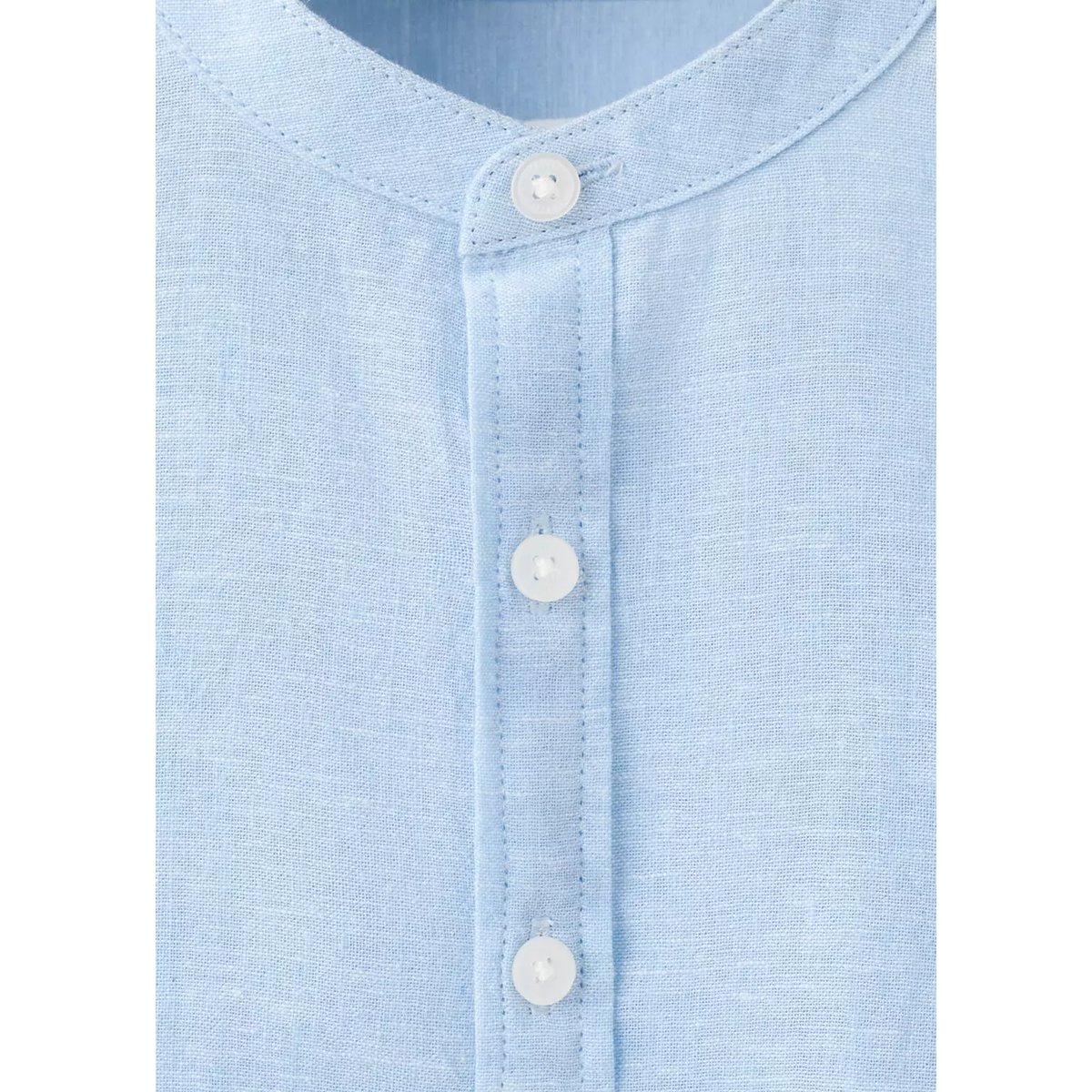 Chemise lin bleu ciel, MANGO BABY