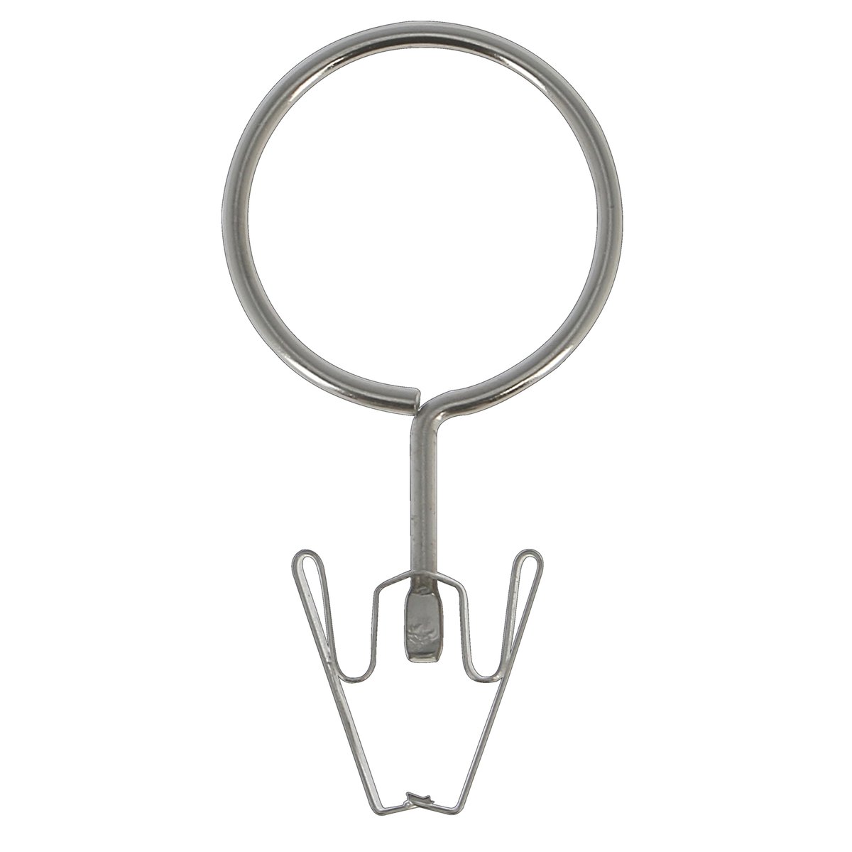Lot de 10 anneaux à pince D22 mm argent, MOBOIS