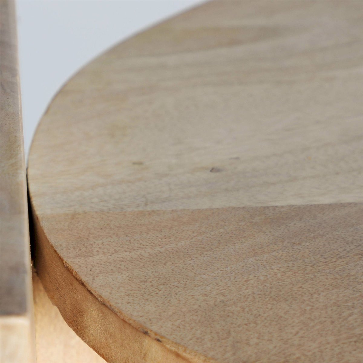 Table d'appoint en bois de manguier bois naturel clair, RECOLLECTION