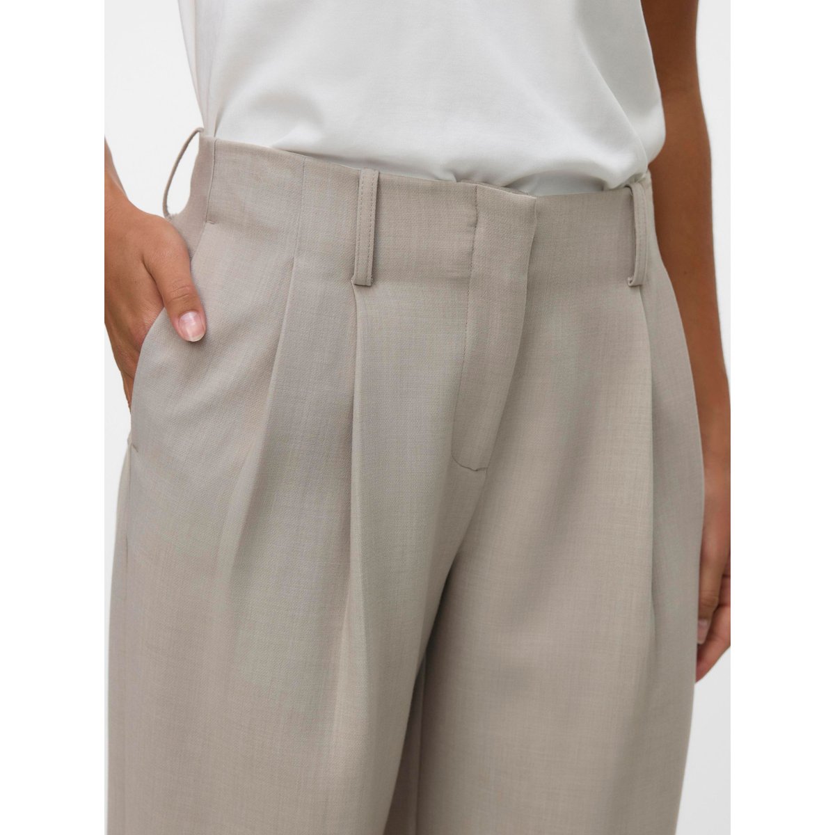 Pantalon De Tailleur silver mink, VERO MODA