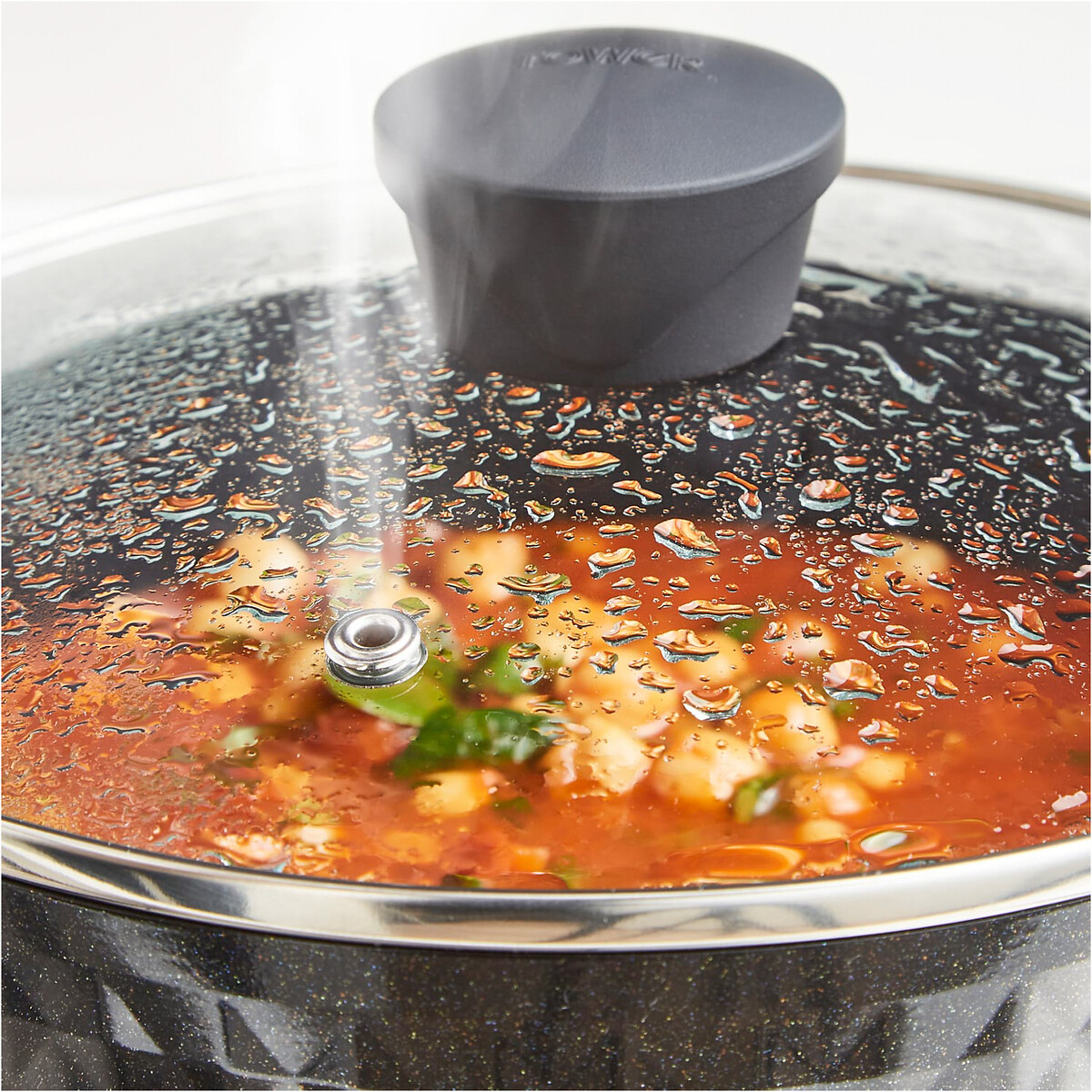 3-Piece Diamo 18/20/22cm Saucepan Set with Black Diamond coating black, TOWER