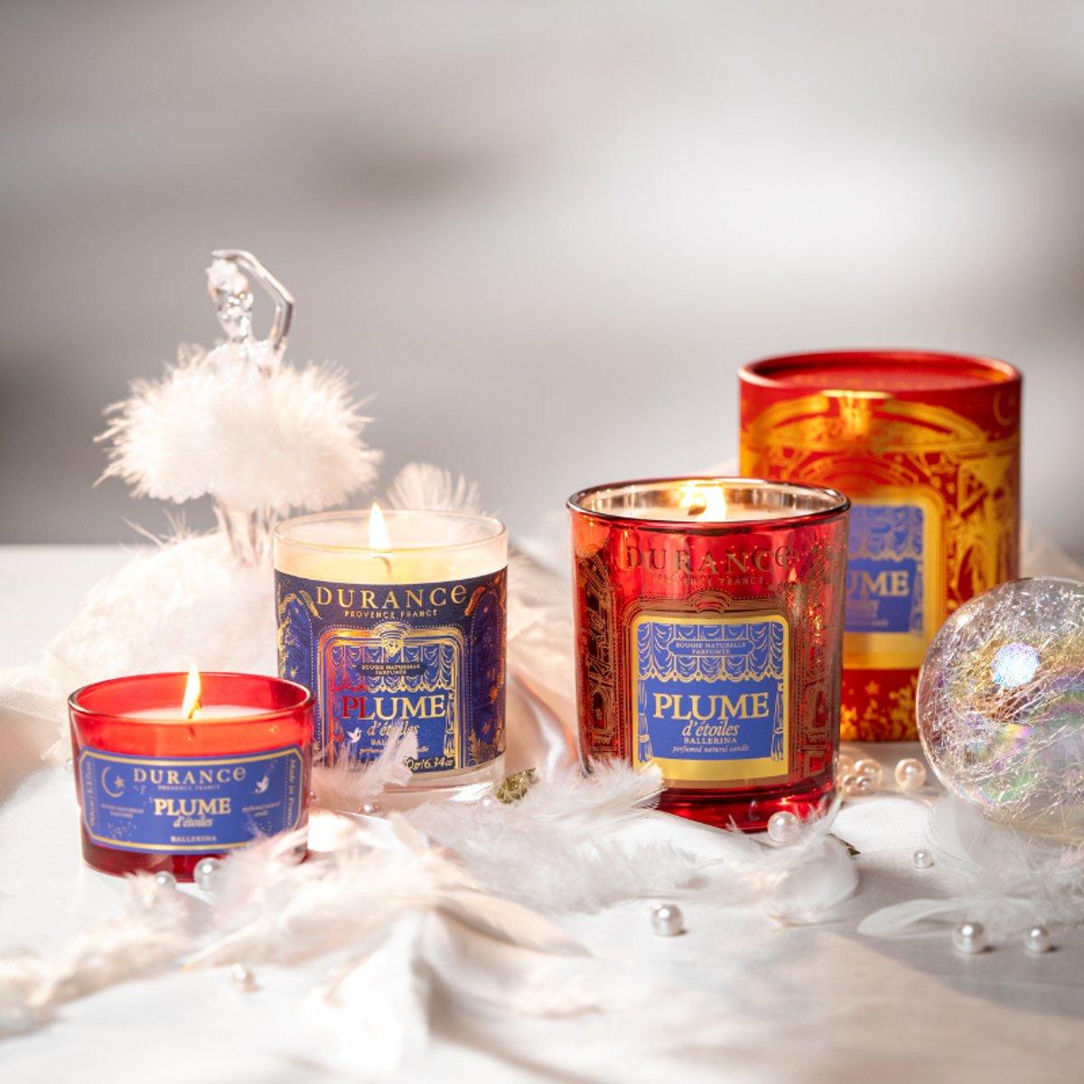 Petite Bougie Parfumée Plume d'Étoiles couleur unique, DURANCE