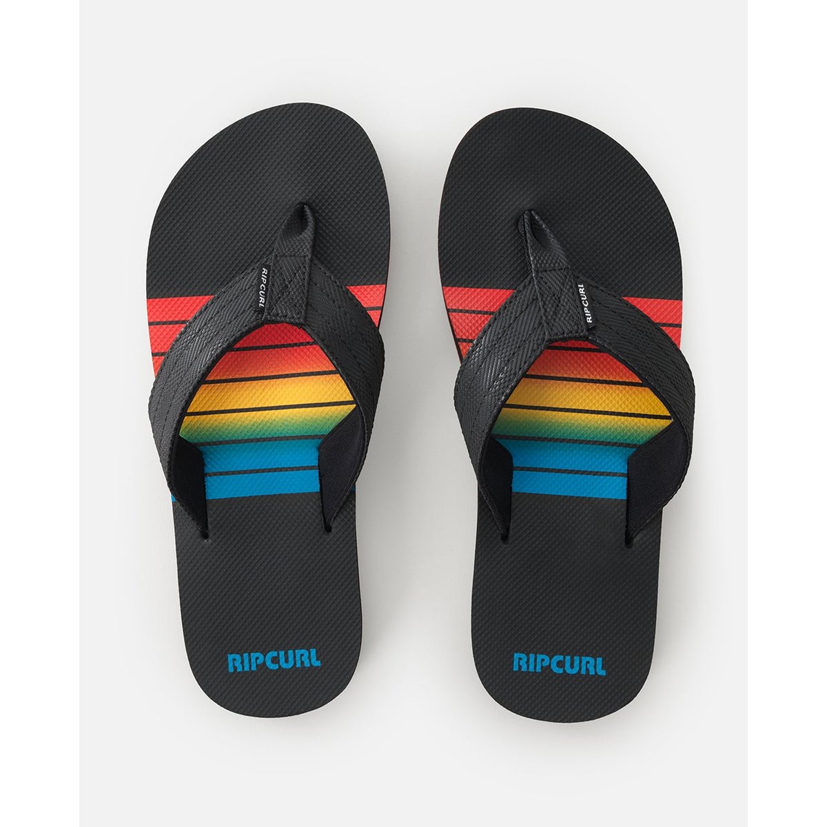 Boardshort RIPPER 2 BLOOM OPEN TOE - BOY noir/rouge, RIP CURL