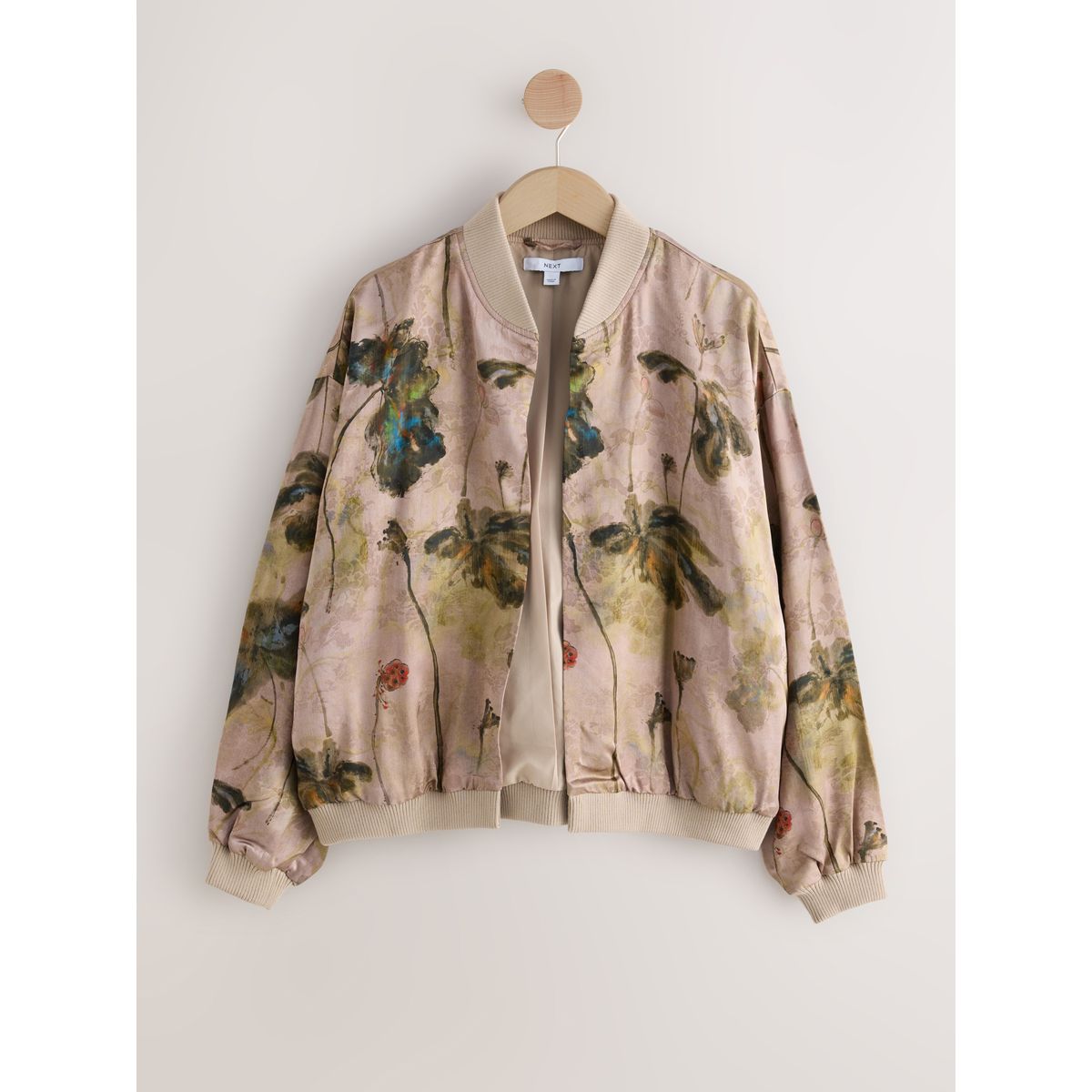 Blouson aviateur jacquard fleuri, NEXT