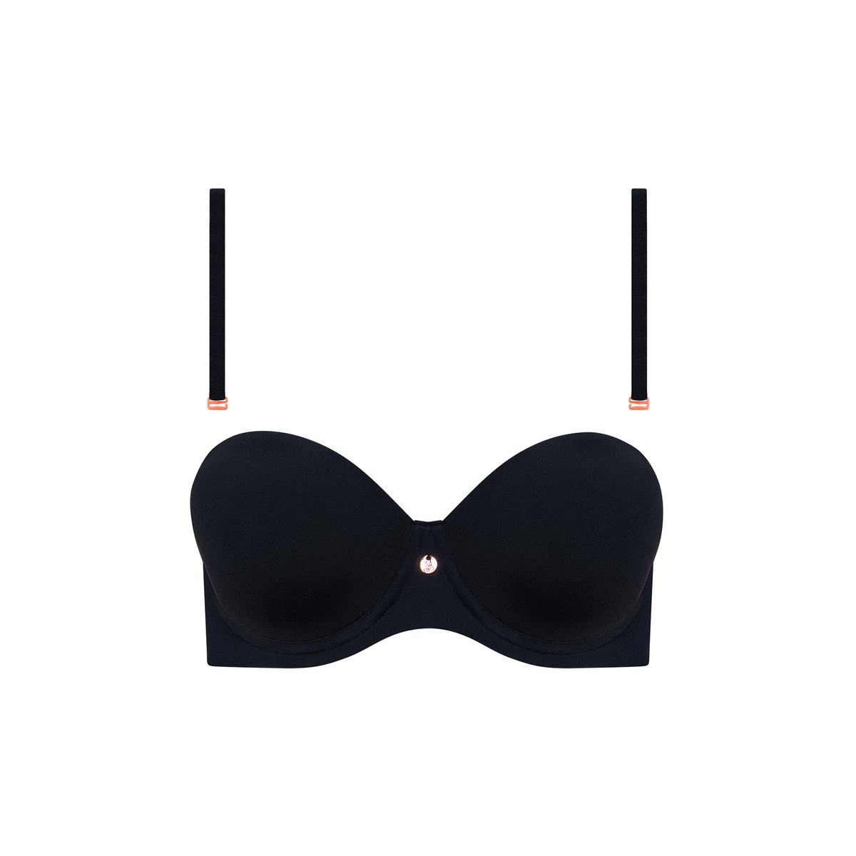 Soutien-gorge bandeau balconnet SOPHIA noir, LISCA