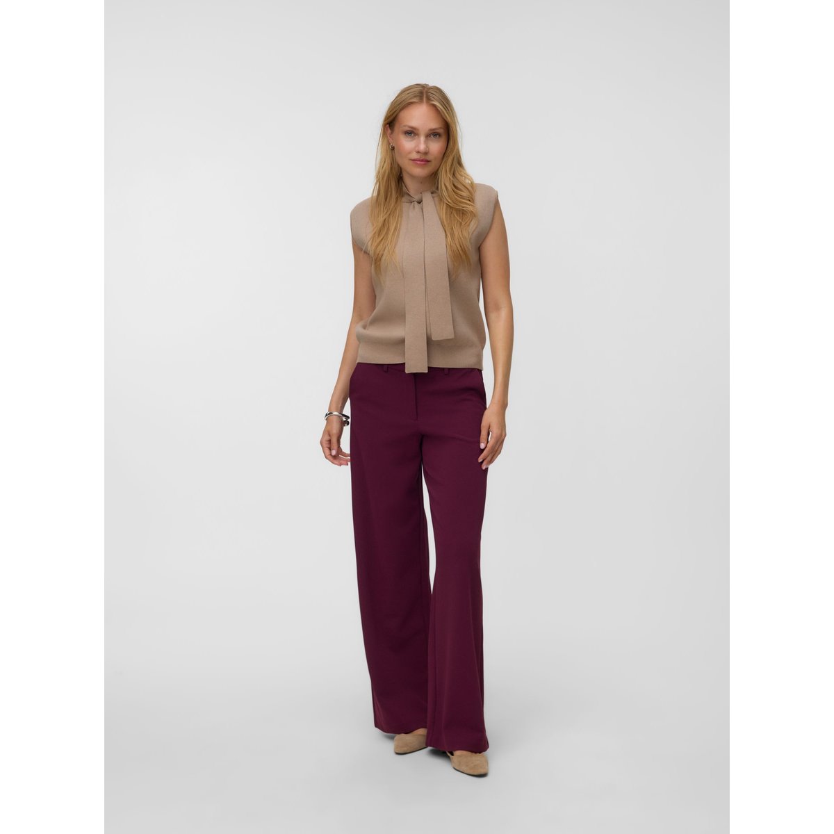 Pull En Maille silver mink, VERO MODA