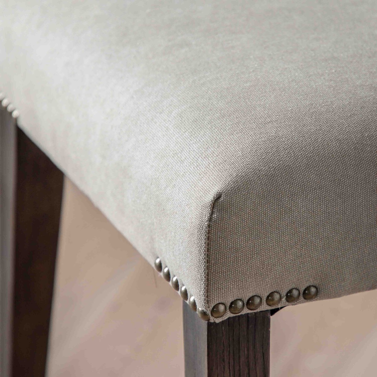 Set of 2 Maverick Linen Dining Chairs linen, ÉDITÉ