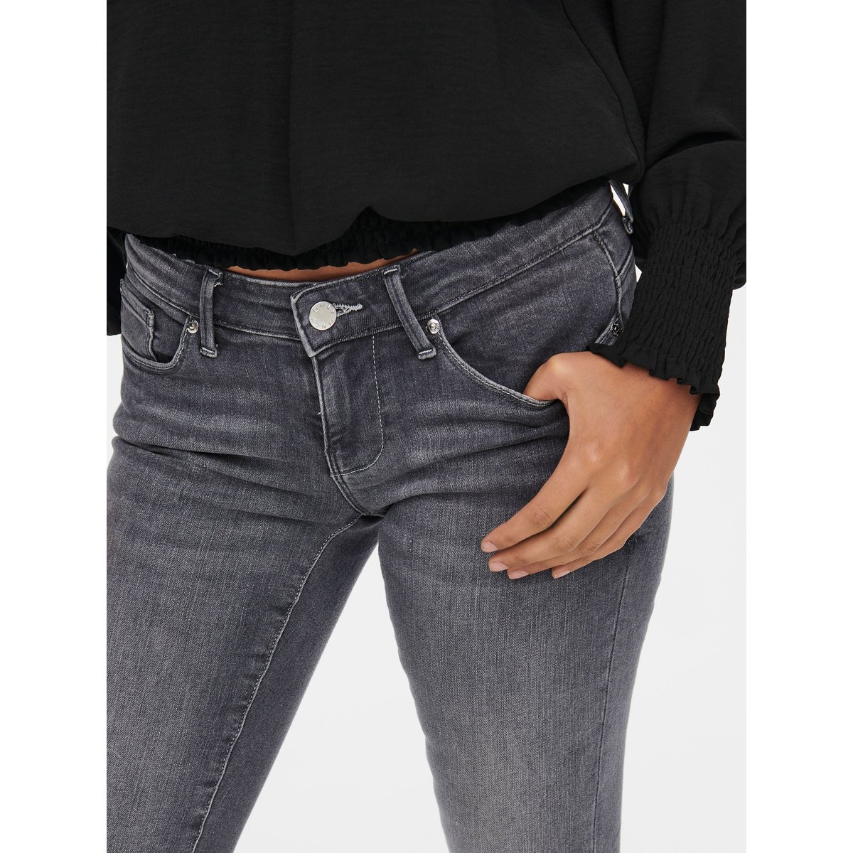 Jean Skinny grey denim, ONLY