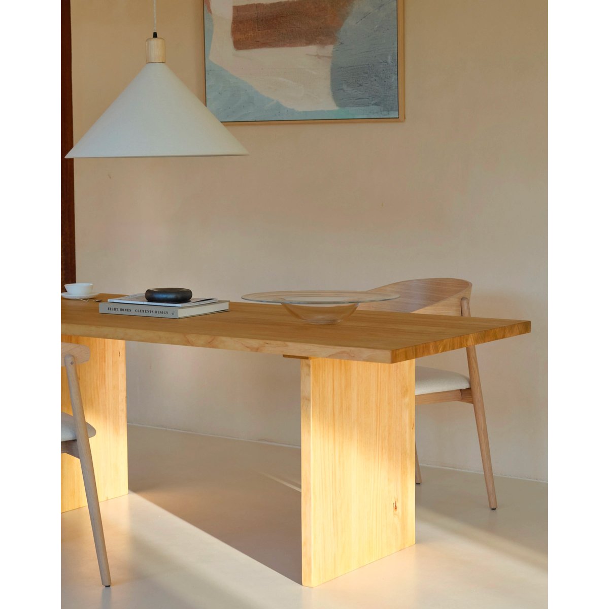 Table à manger en bois 140 cm - MAIA couleur unique, HANNUN