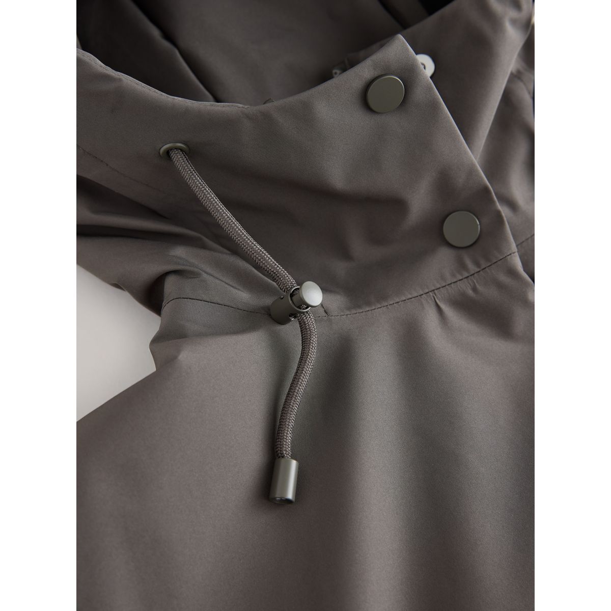 Blouson aviateur à capuche et col cheminée gris, NEXT